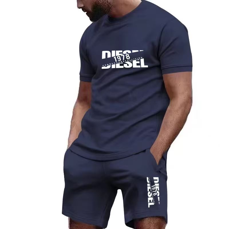 Summer Clothing Haul - 2026 new summer men's T-shirt+shorts set