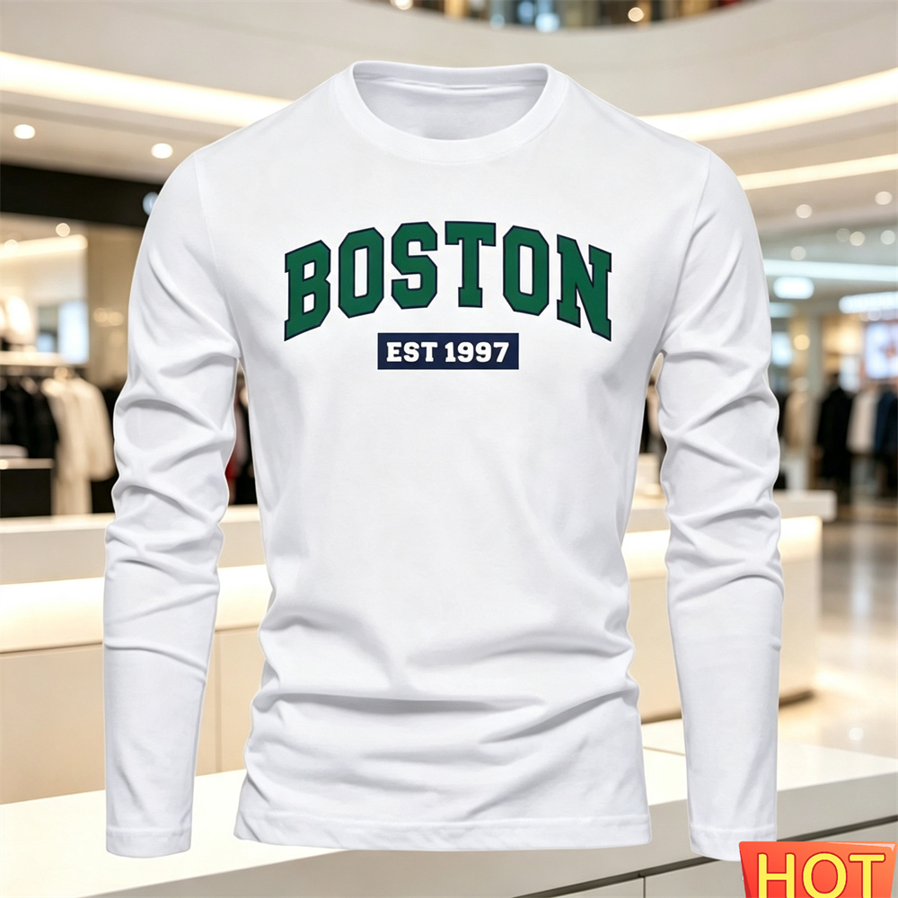 Summer Clothing Trend - Autumn Summer Men's long sleeved T-shirt