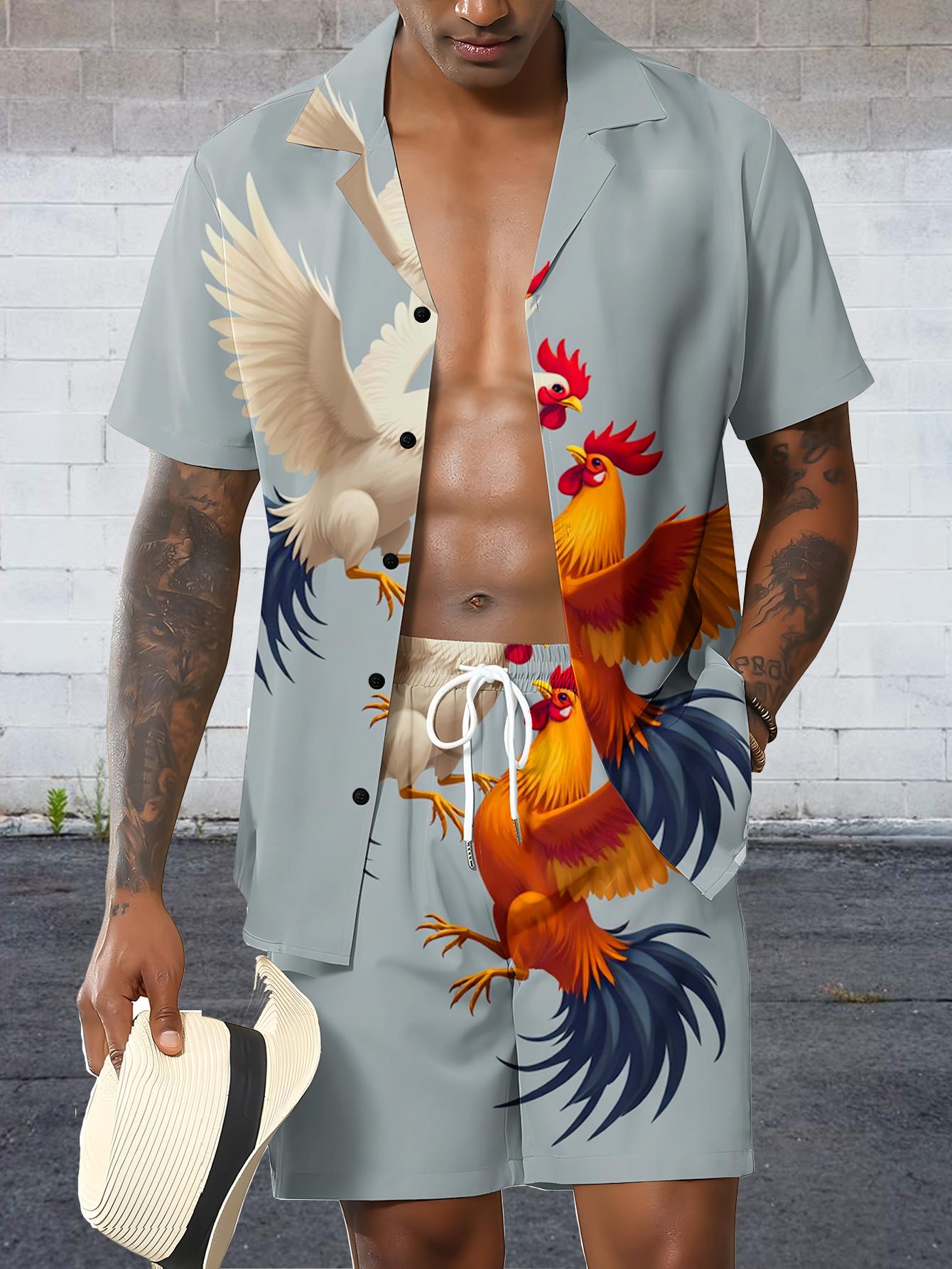 Summer Clothing Shops - Men's Shirt Sets 2026 Spring/Summer 3D