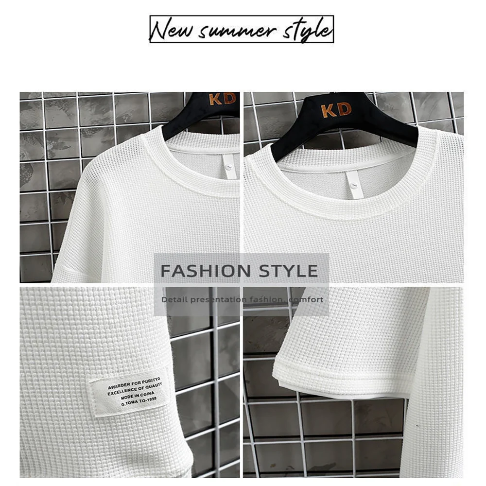 Summer Men's Waffle Knit Track - Summer Clothing Haul ulasan dan harga