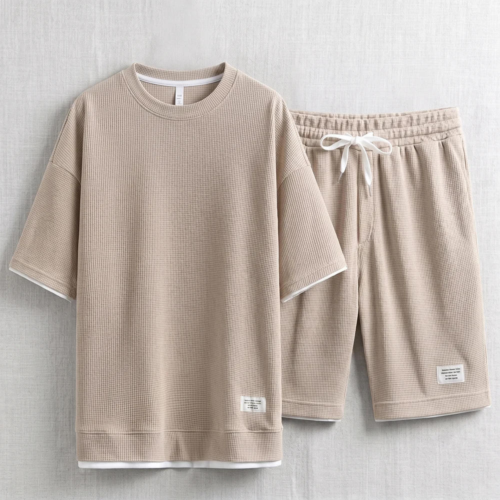 Summer Men's Waffle Knit Track - Summer Clothing Haul ulasan dan harga