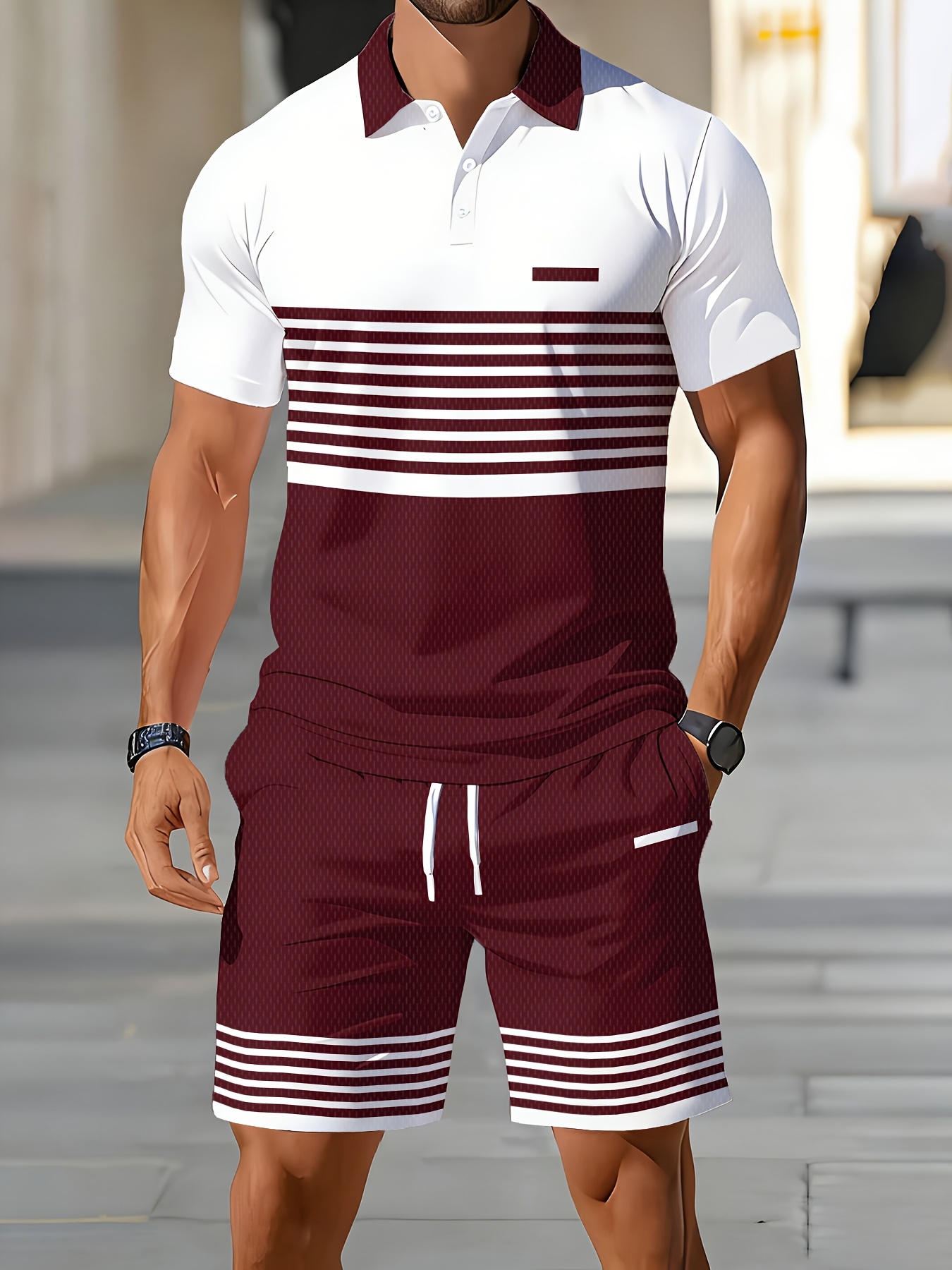 2026 Summer Men's Polo Set - 3 - Summer Clothing Shops ulasan dan harga