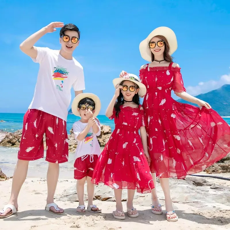 Holiday Vacation Look Family M - Summer Dresses Yours Clothing ulasan dan harga