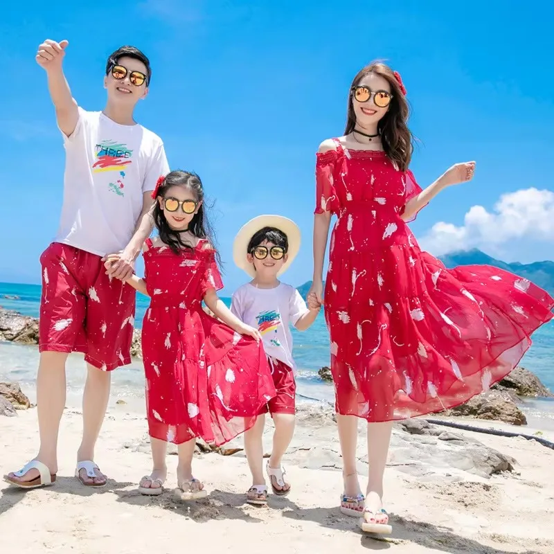 Holiday Vacation Look Family M - Summer Dresses Yours Clothing ulasan dan harga