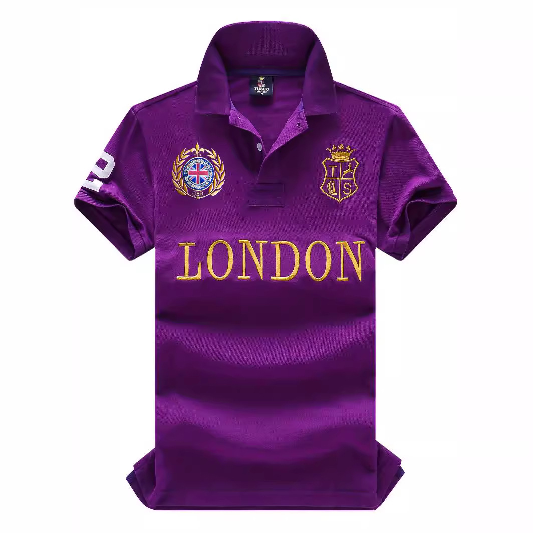 Classic Men's Polo Shirts LOND - Summer Clothing London ulasan dan harga