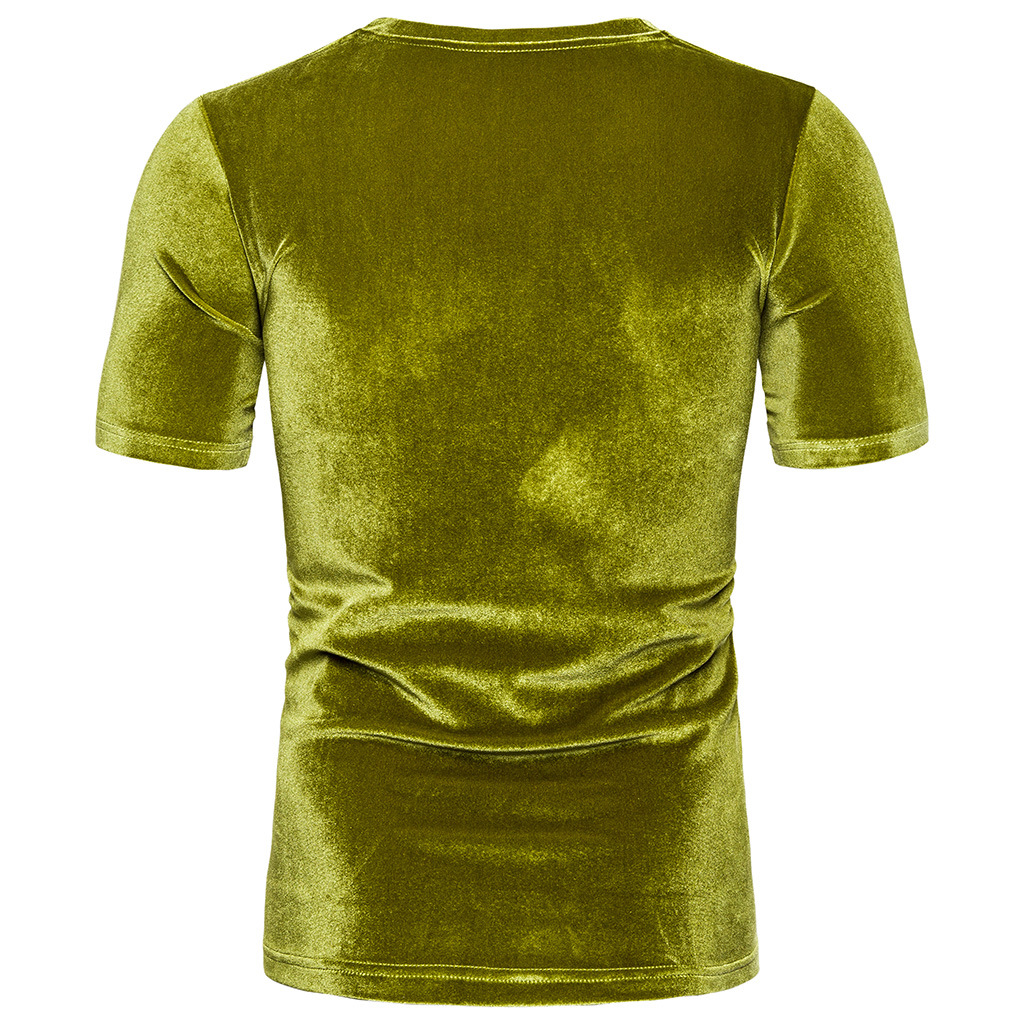 High Street Men Velvet T Shirt - Summer Clothing Colors 2026 ulasan dan harga