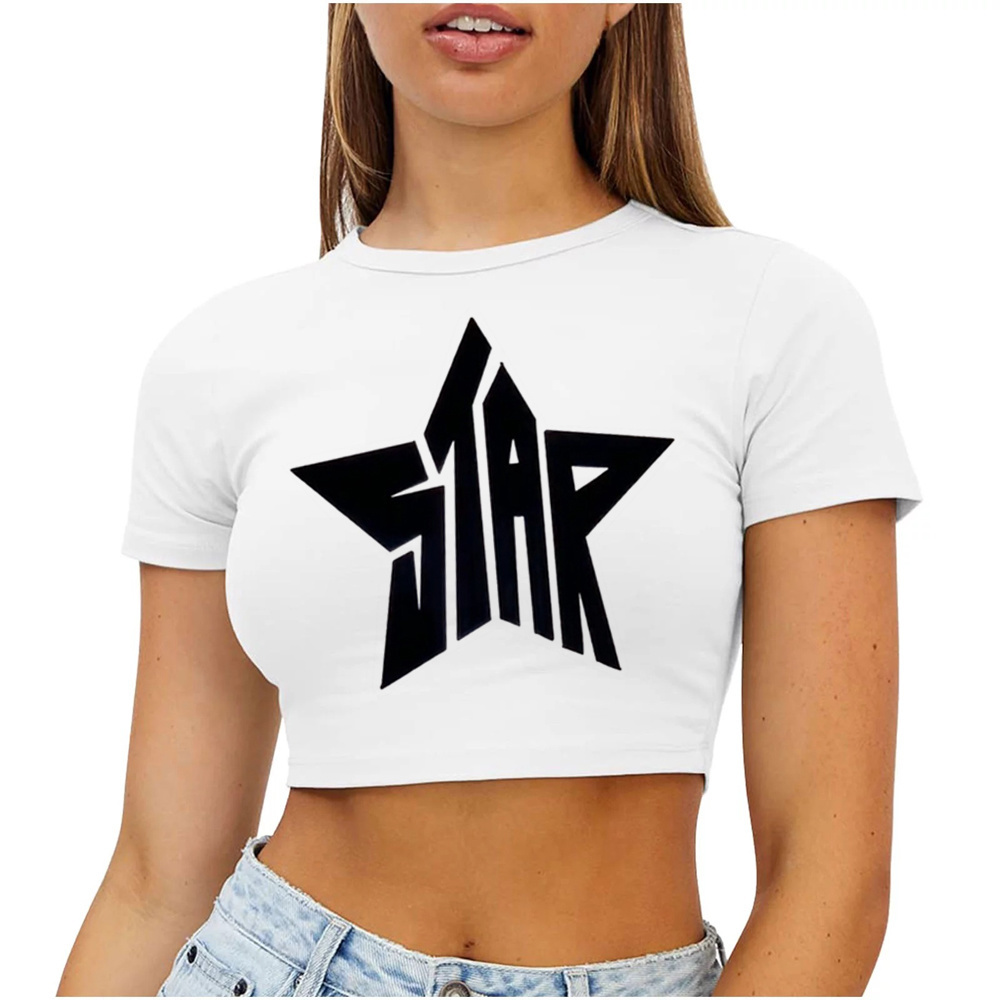 2000s Y2k Crop Tops crop top s - Summer Clothing Teens ulasan dan harga