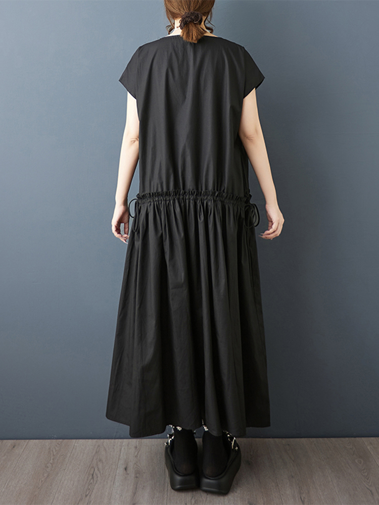 2026 Summer New Black Vintage  - Summer Clothing Drawing ulasan dan harga