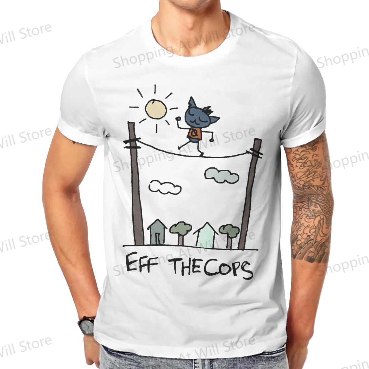 Summer Men's and Women's T-shi - Summer Clothing Drawing ulasan dan harga