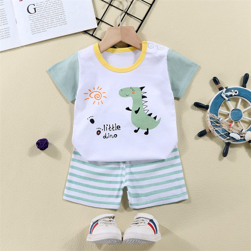Cotton Tees+Shorts 2-piece Tra - Summer Clothing Toddler ulasan dan harga