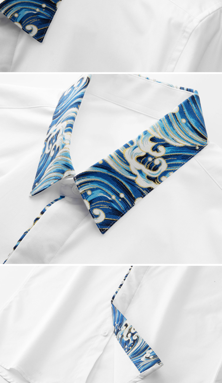 New men's clothing with wave p - Summer Clothing Release ulasan dan harga