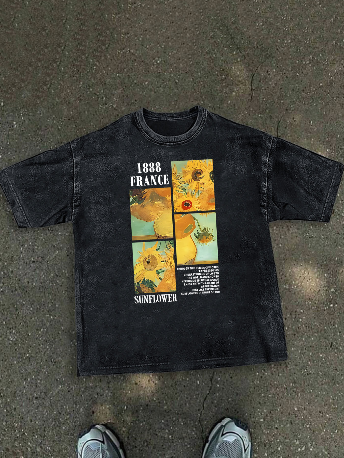 Washed Vintage t-shirts for Wo - Summer Clothing Drawing ulasan dan harga