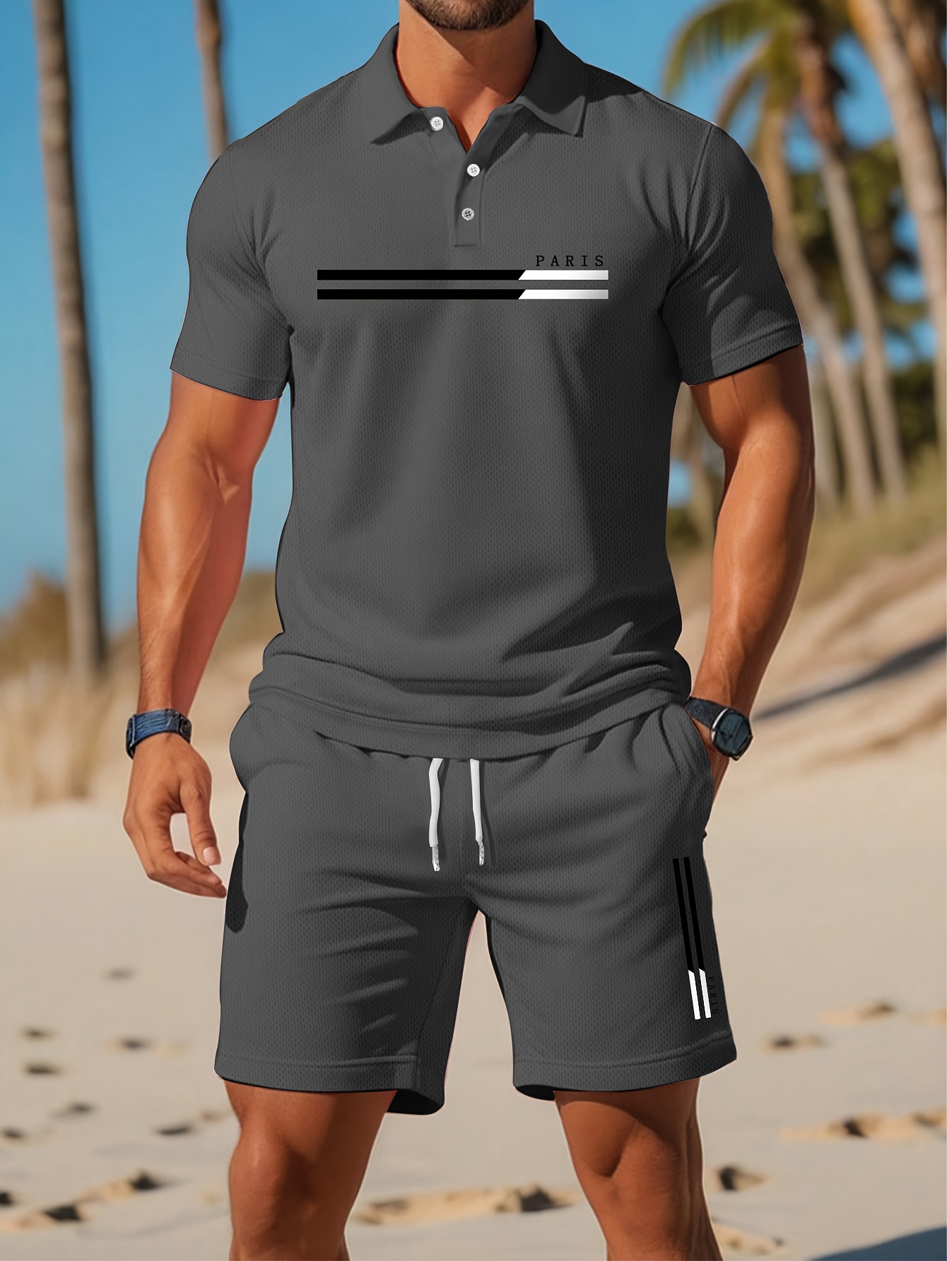 2026 Summer Men's Polo Set - 3 - Summer Clothing Shops ulasan dan harga