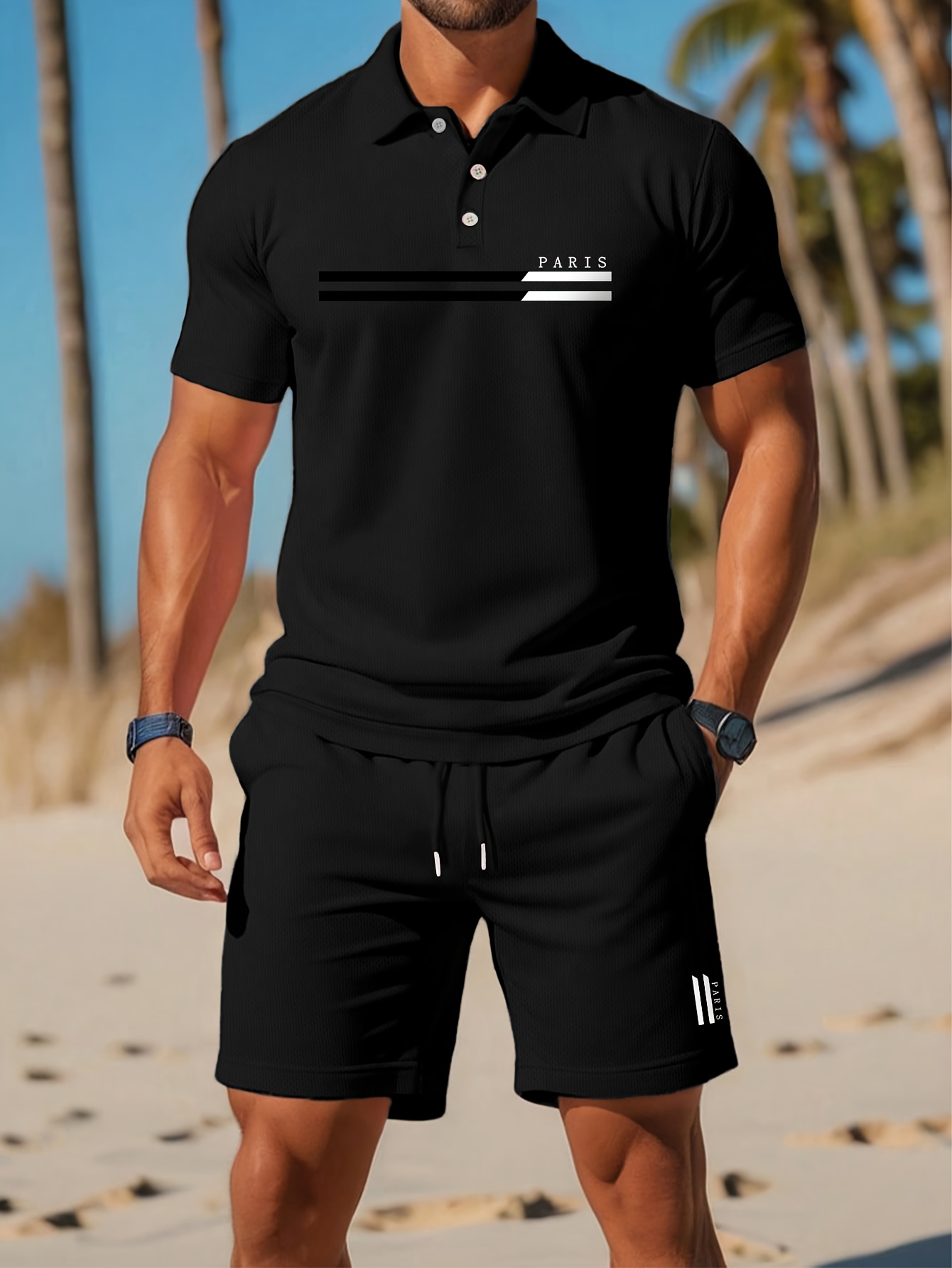 2026 Summer Men's Polo Set - 3 - Summer Clothing Shops ulasan dan harga