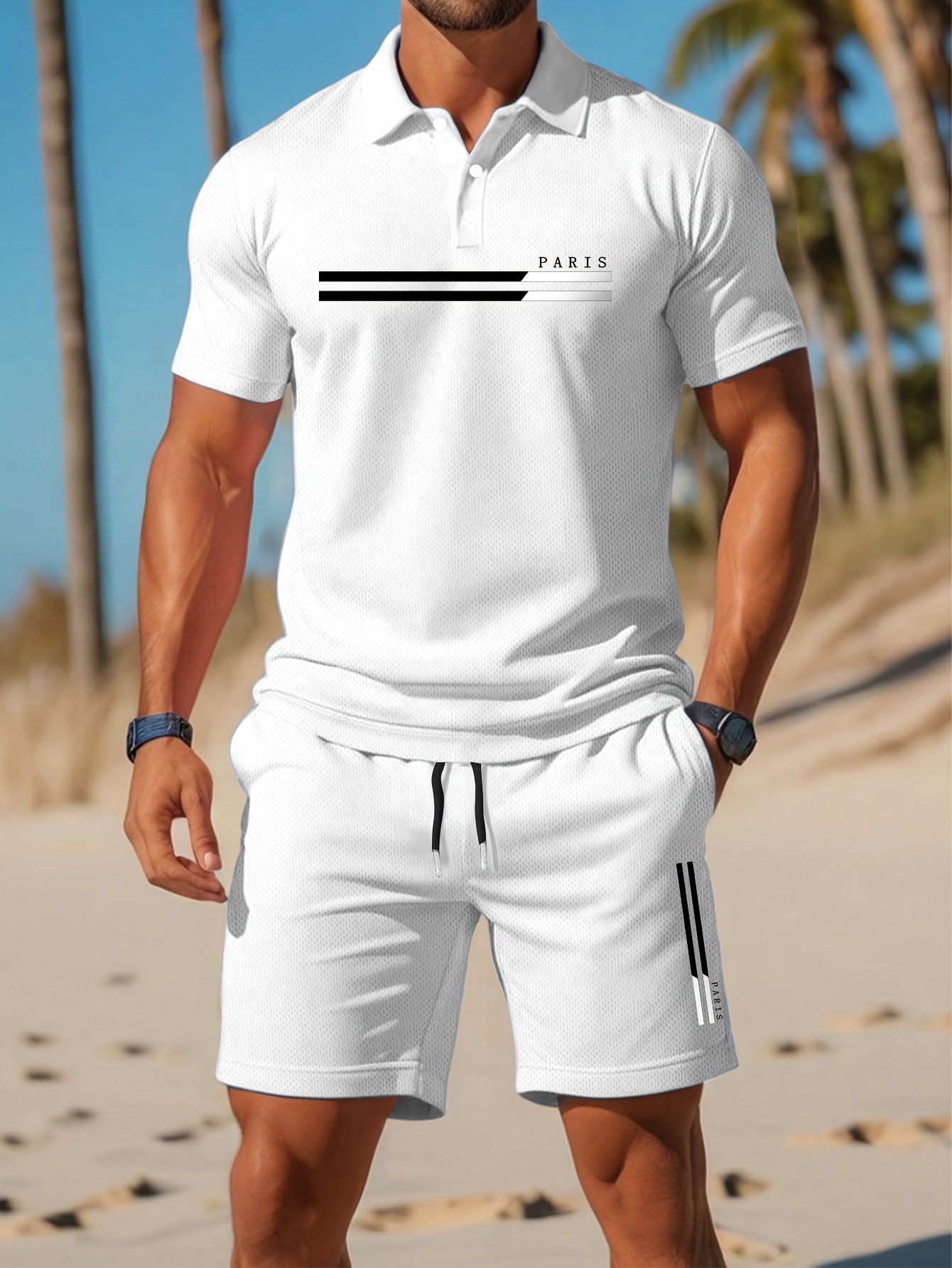 2026 Summer Men's Polo Set - 3 - Summer Clothing Shops ulasan dan harga