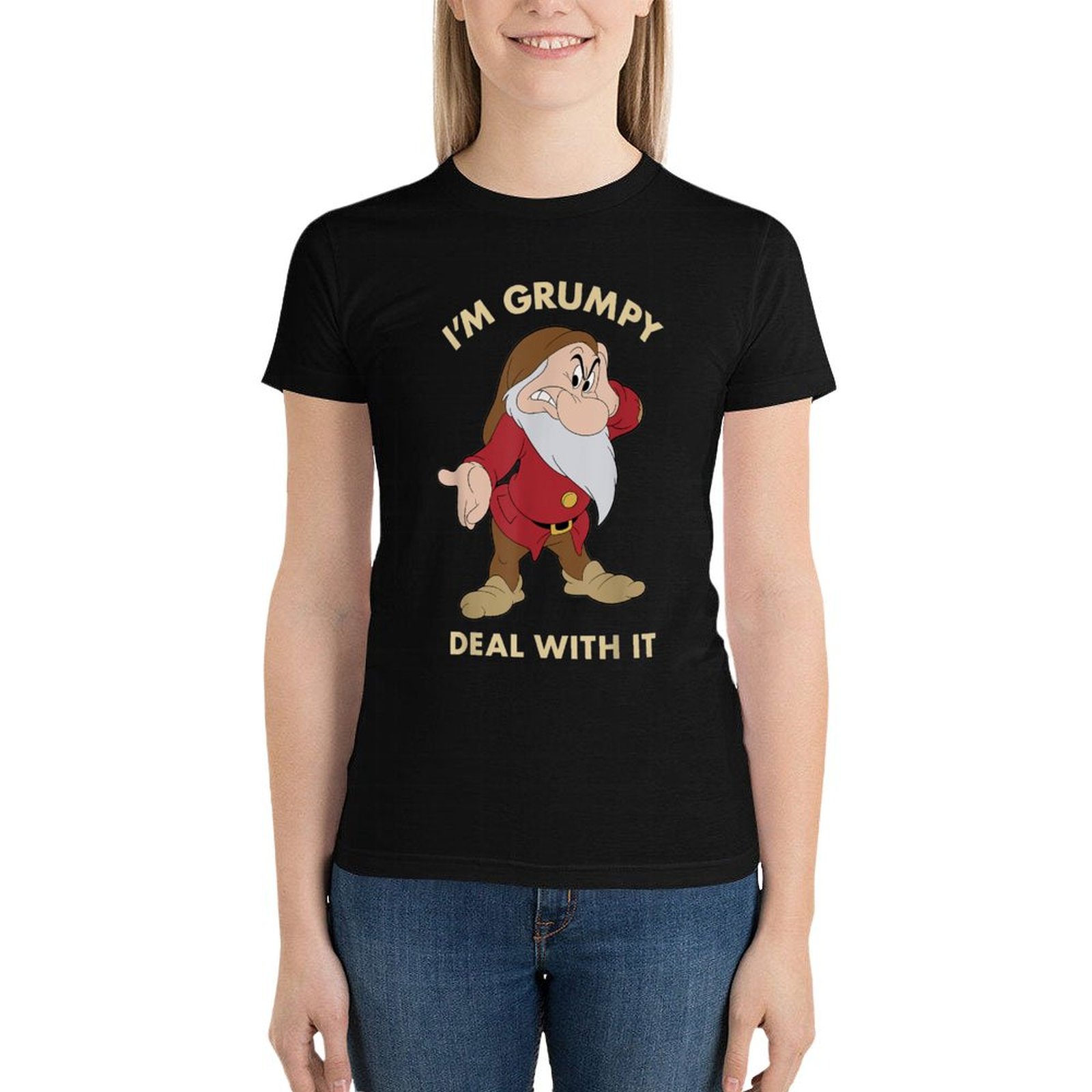 I'm Grumpy Deal With It T-Shir - Summer Clothing Deals ulasan dan harga