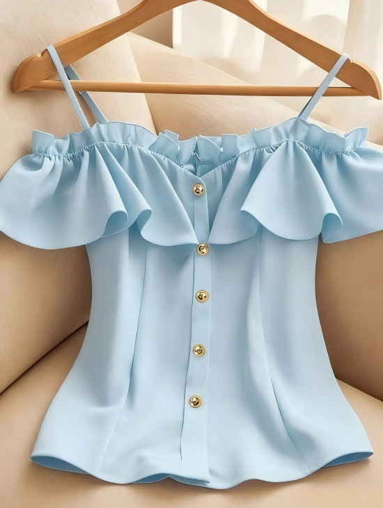 Korean Chic Look Younger Slash - Summer Clothing Looks ulasan dan harga