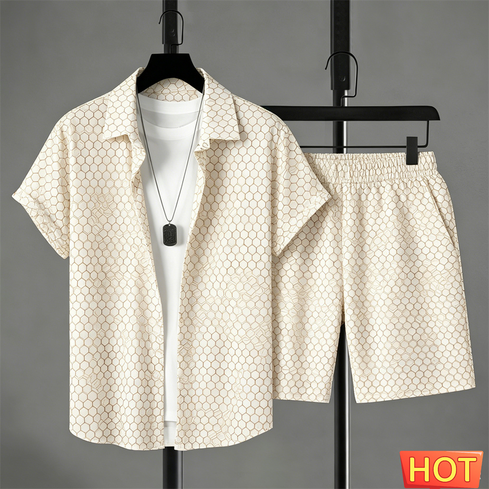 Summer Outfits Man Shirt Set G - Summer Clothing Trend ulasan dan harga