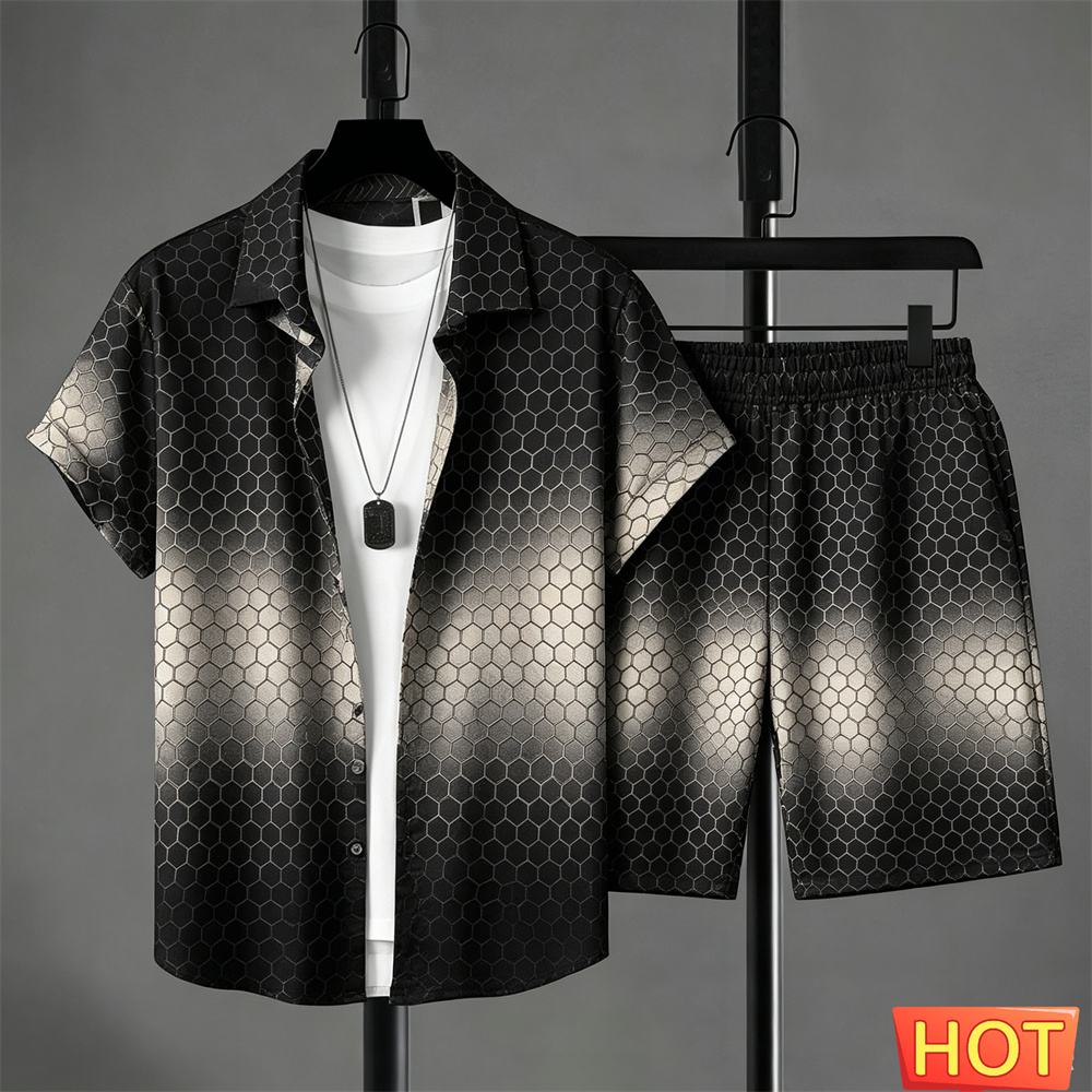 Summer Outfits Man Shirt Set G - Summer Clothing Trend ulasan dan harga