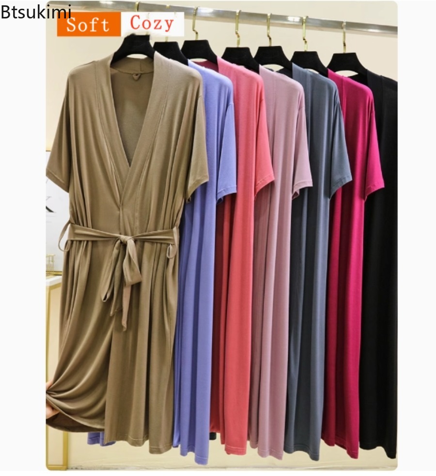Soft Modal Robes for Women Sum - Summer Nights Clothing ulasan dan harga