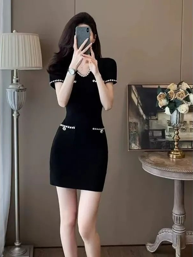 2026 Summer Black Dress with C - Summer Clothing Colors 2026 ulasan dan harga
