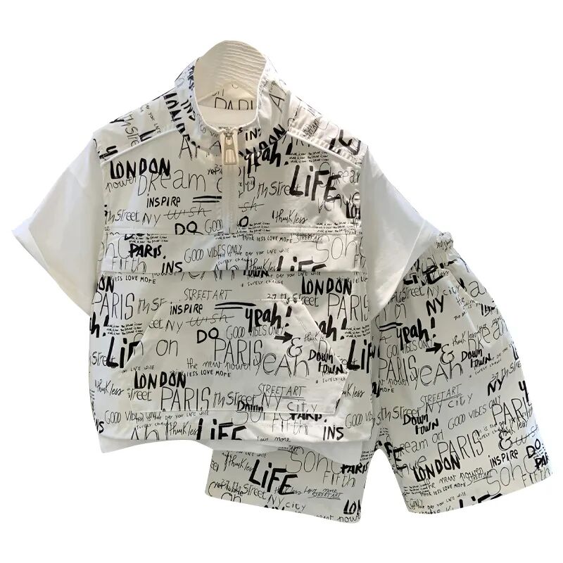 Boys Summer Clothing Set 2024  - Summer Clothing Drawing ulasan dan harga