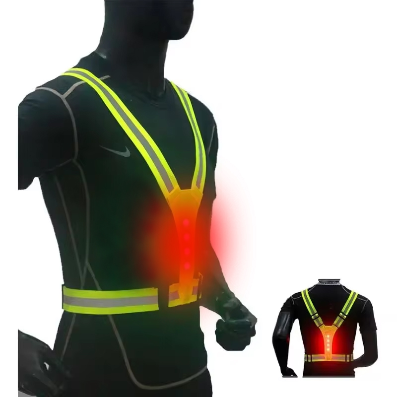 LED Running Vest Reflective Gl - Summer Nights Clothing ulasan dan harga