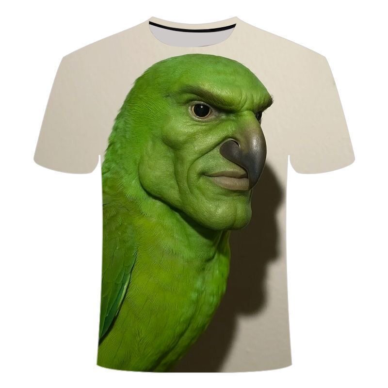 Funny Meme Monkey 3D Printed T - Summer Clothing Teens ulasan dan harga