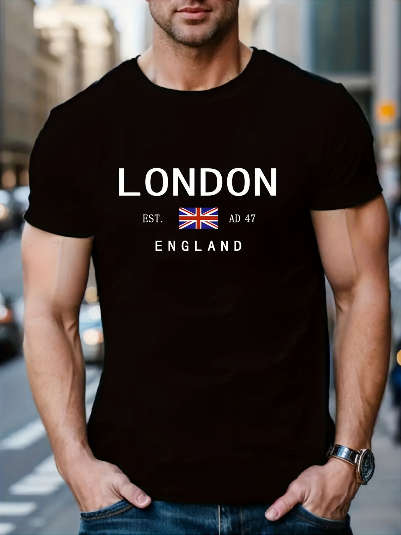 London ENGLAND Print Men Women - Summer Clothing London ulasan dan harga