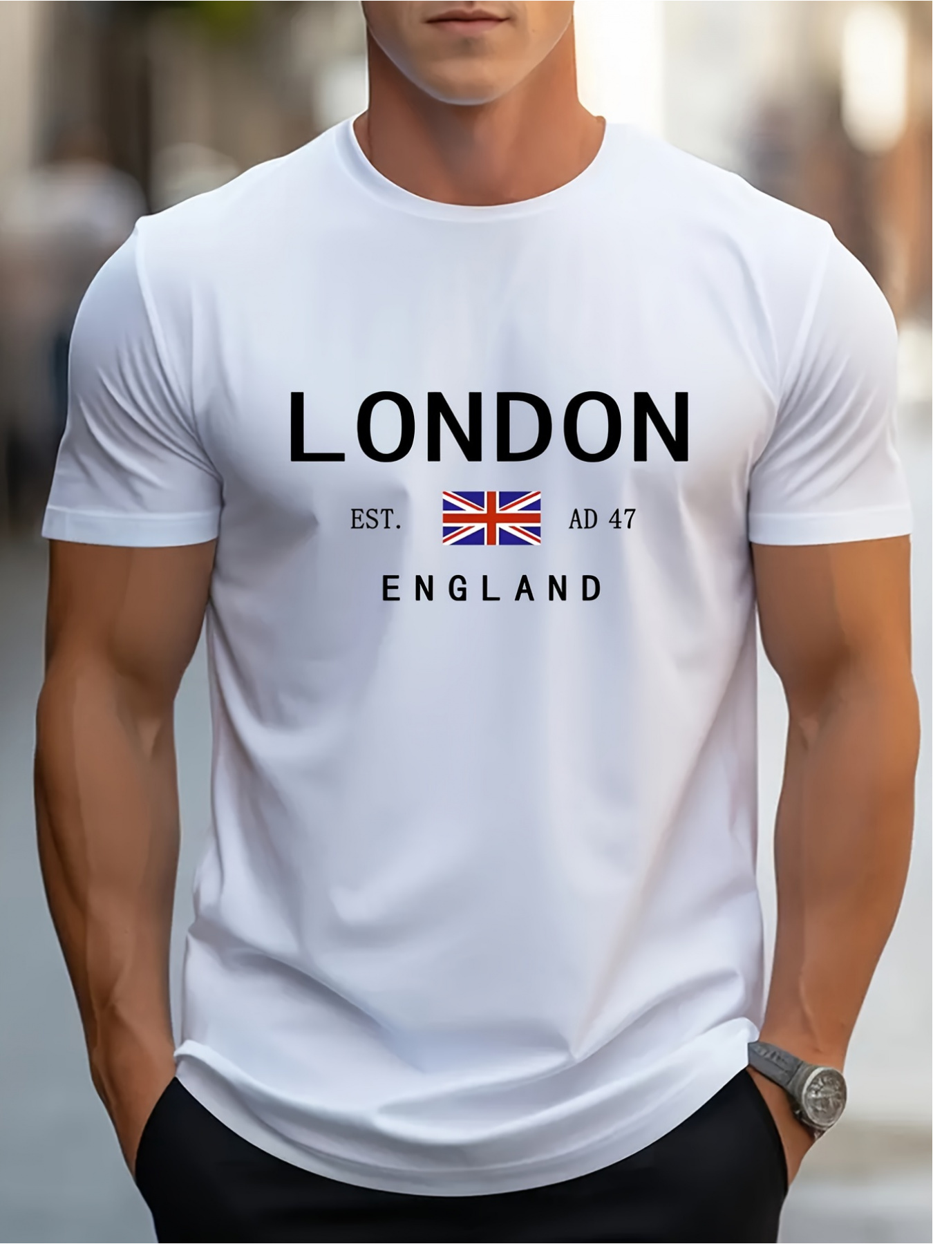 London ENGLAND Print Men Women - Summer Clothing London ulasan dan harga