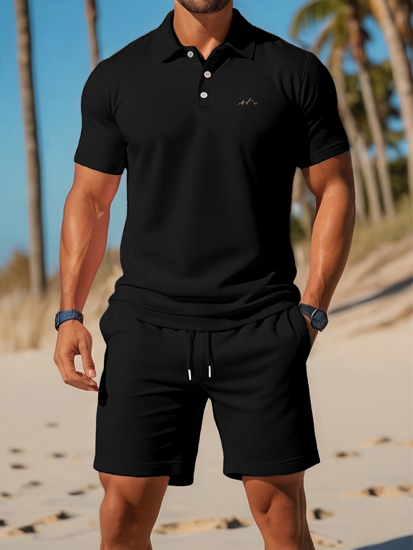 2026 Summer Men's Polo Set - 3 - Summer Clothing Shops ulasan dan harga
