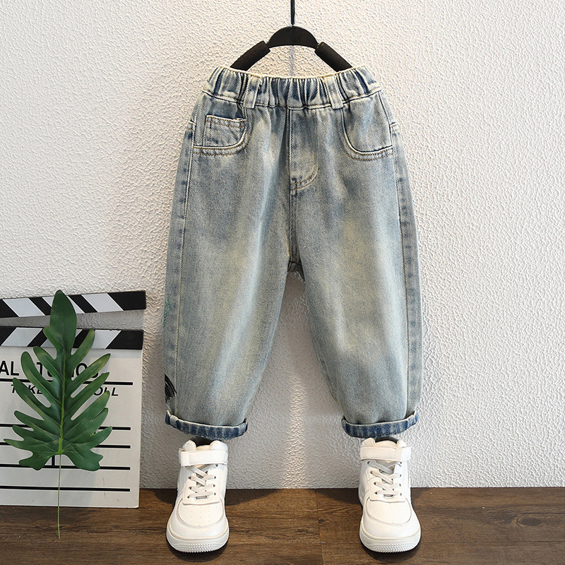Baby Boy Jeans For Children Ch - Summer Clothing Drawing ulasan dan harga