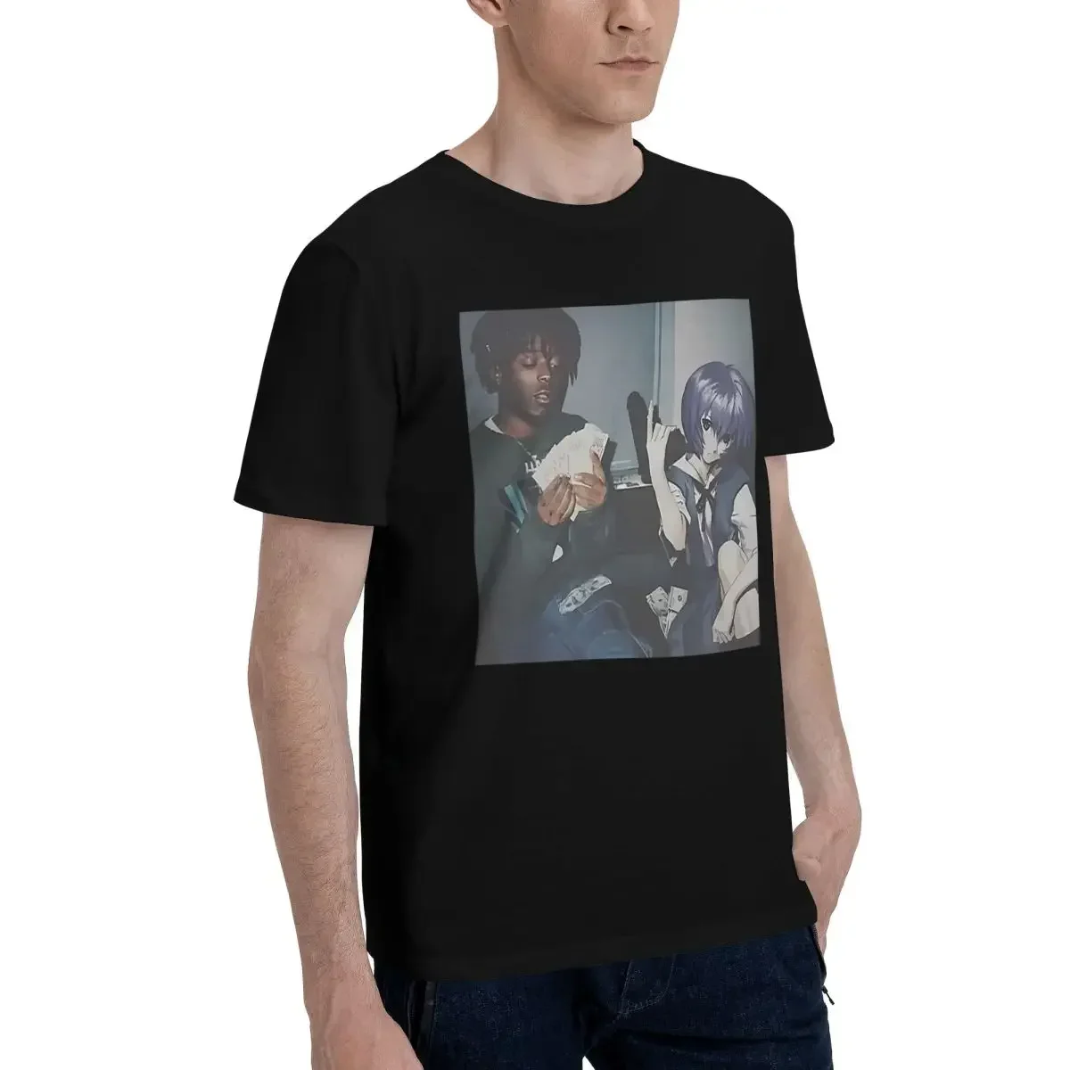 Rei Ayanami Thug Meme 100% Cot - Summer Clothing Deals ulasan dan harga