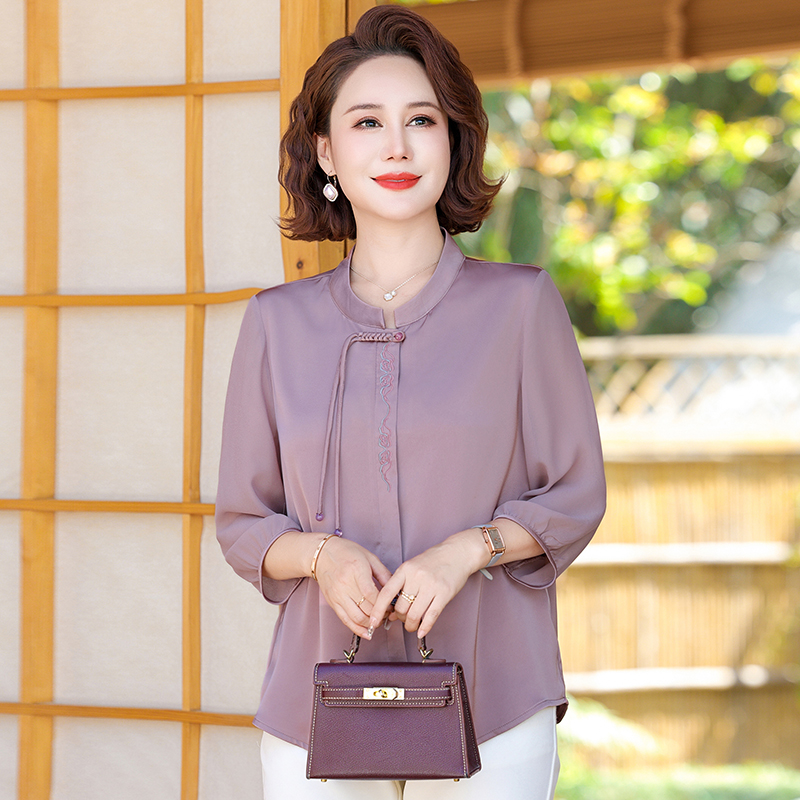 Summer Solid Color Shirt Plus  - Summer Clothing For Plus Size Women ulasan dan harga