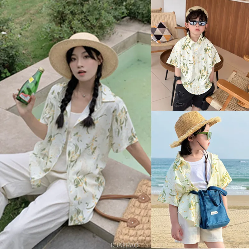 2025 Beach Family Parent-child - Summer Clothing Looks ulasan dan harga