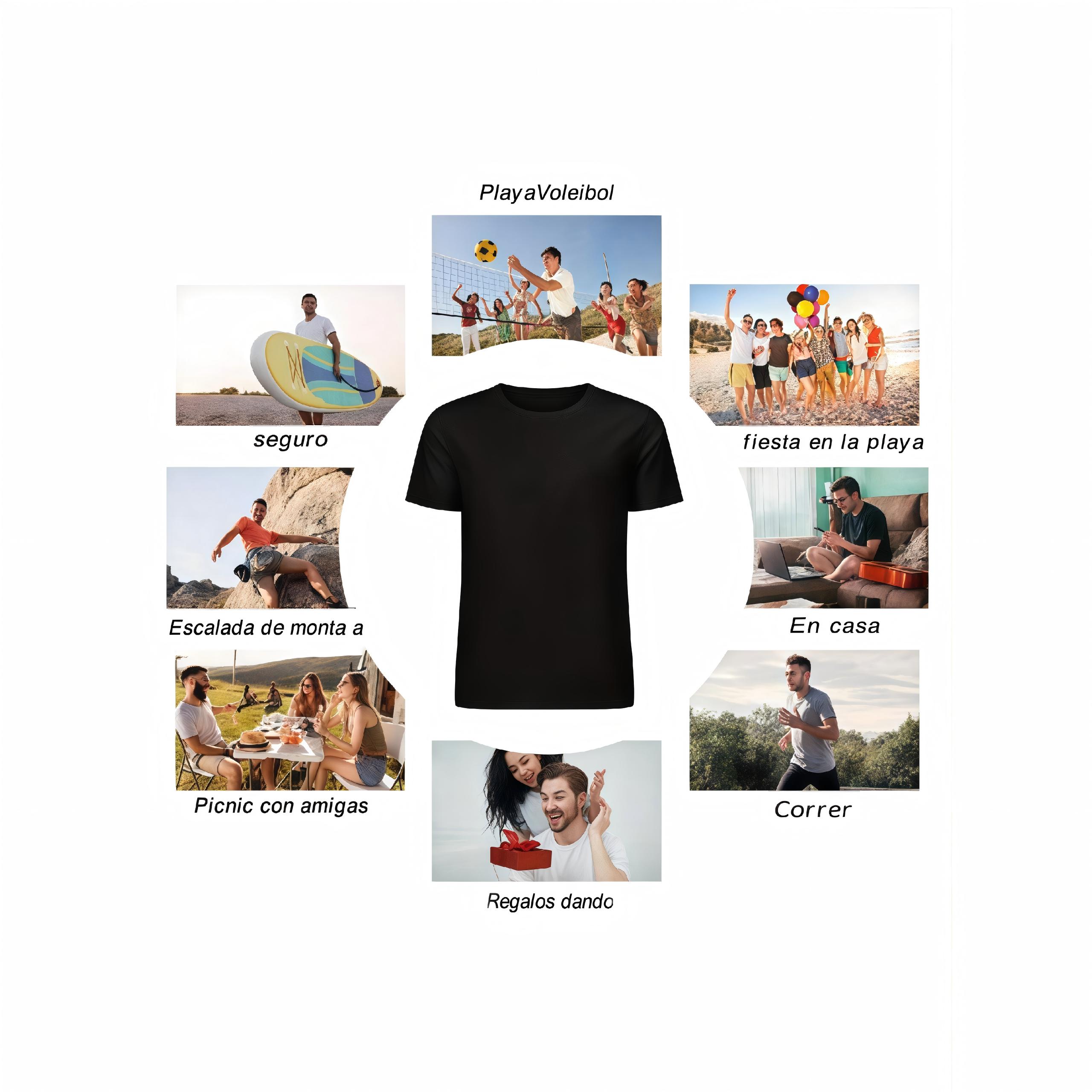 Casual short-sleeve T-shirt wi - Summer Clothing Deals ulasan dan harga